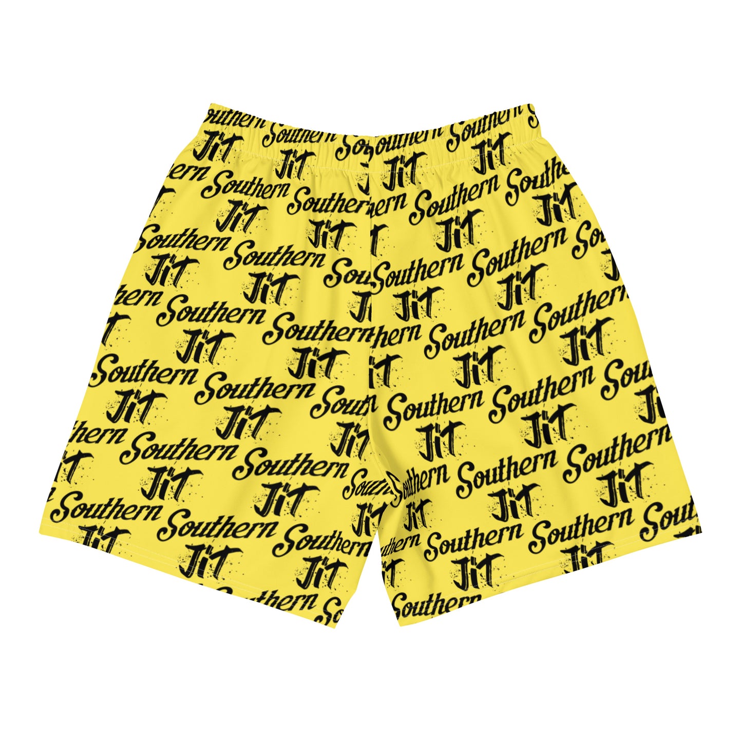 Black logo 'True Jit' shorts