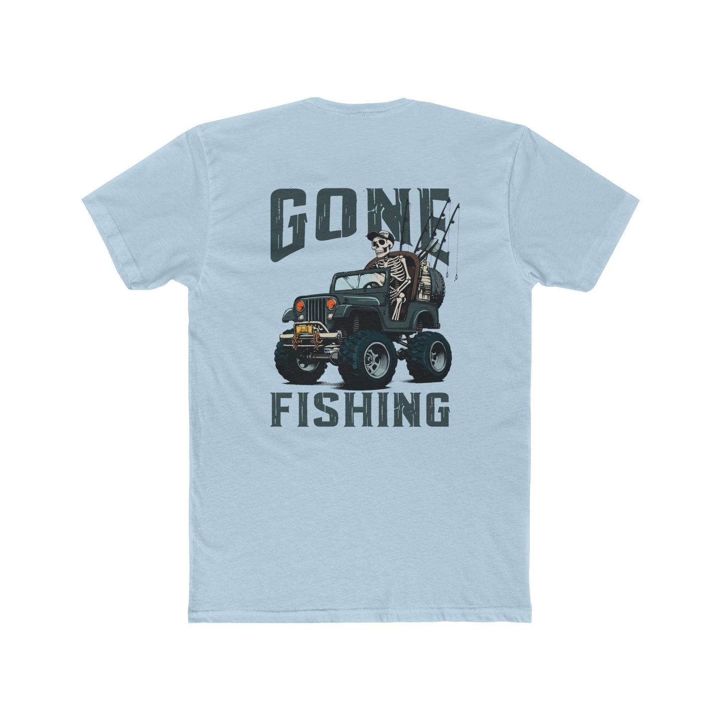 "Gone Fishing" Crew Tee