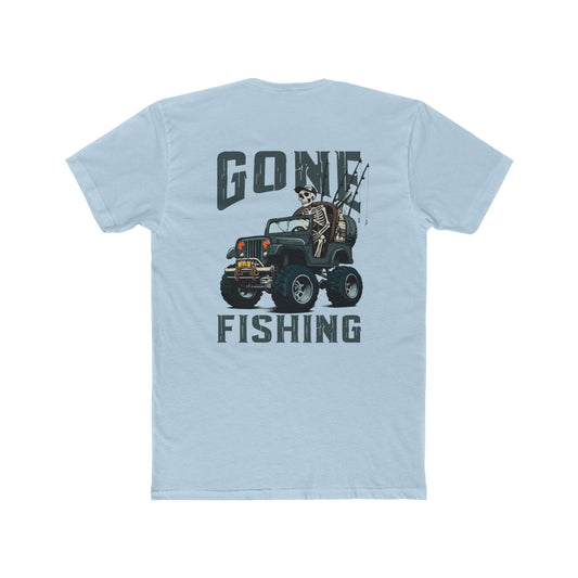"Gone Fishing" Crew Tee