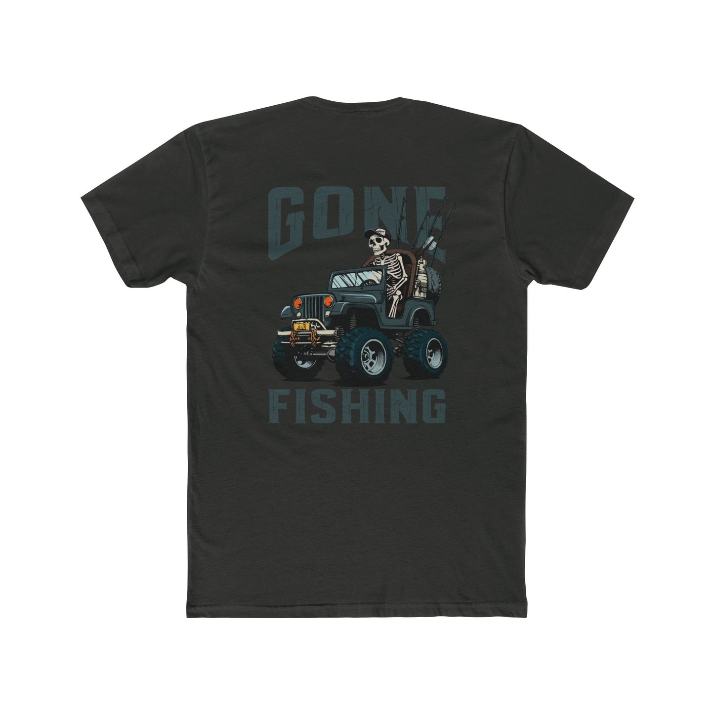 "Gone Fishing" Crew Tee
