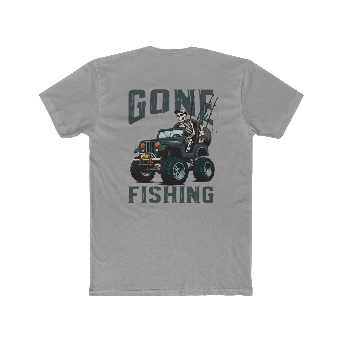 "Gone Fishing" Crew Tee
