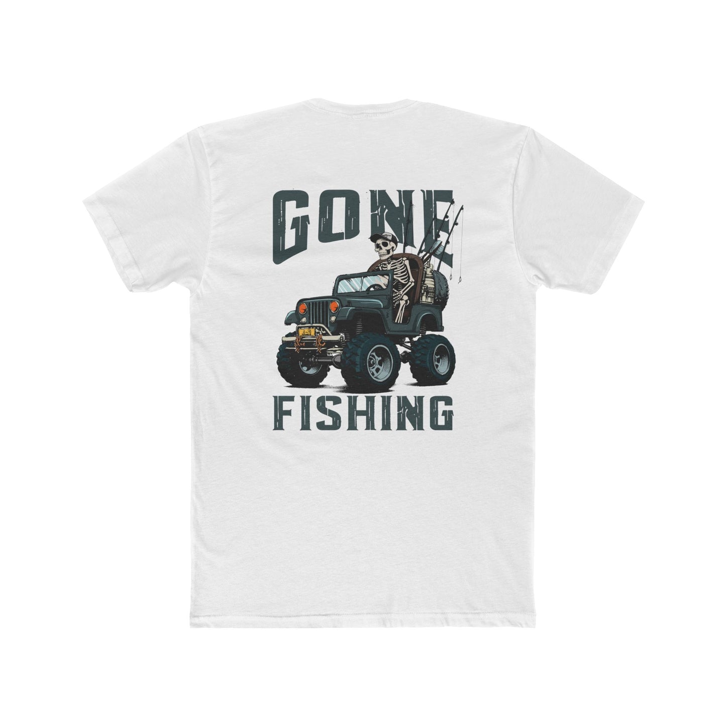 "Gone Fishing" Crew Tee