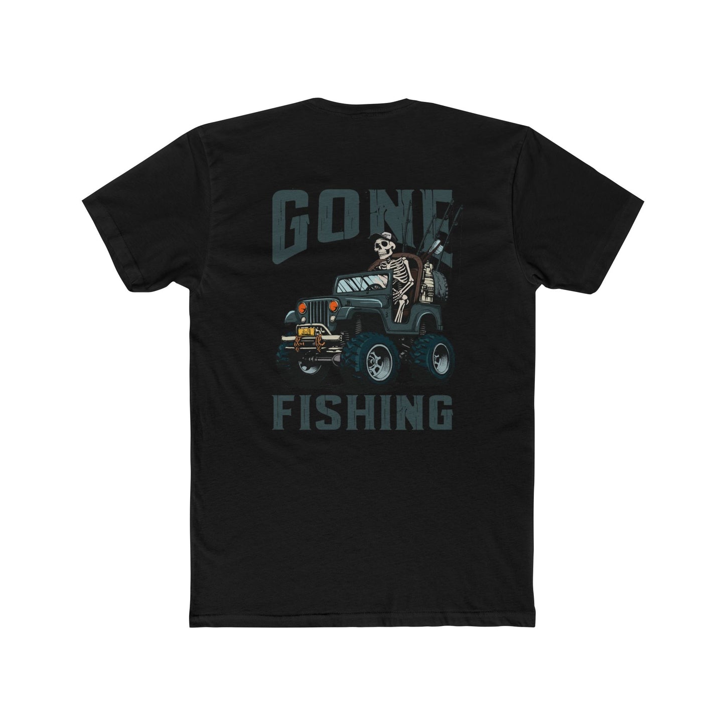 "Gone Fishing" Crew Tee